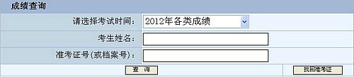 重慶市2012年執(zhí)業(yè)藥師考試成績(jī)查詢(xún)?nèi)肟? width=