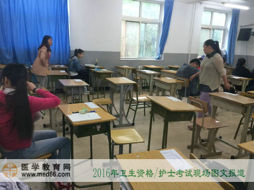 2016年衛(wèi)生資格考試、護士考試現(xiàn)場報道——考試開始