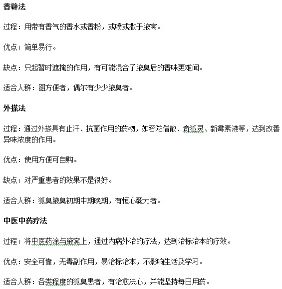 怎樣能夠簡單有效地解決腋臭煩惱？