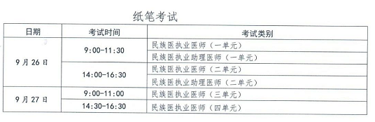 2020新疆筆試考試時(shí)間2